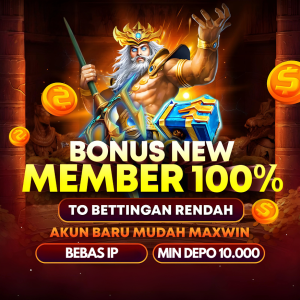 Promo Bonus Khusus New Member 100%