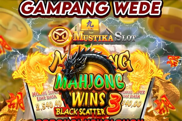 Slot Mahjong Scatter Hitam Gacor: Jackpot Besar Menanti Anda!